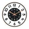 Fashionable 2D Flat Home Wall Clock, Simple, Individual and Creative Living Room Timepiece