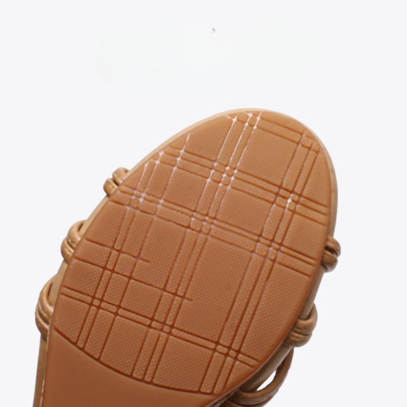 Женские повседневные босоножки на танкетке Летние римские туфли Женские тонкие — фото 7