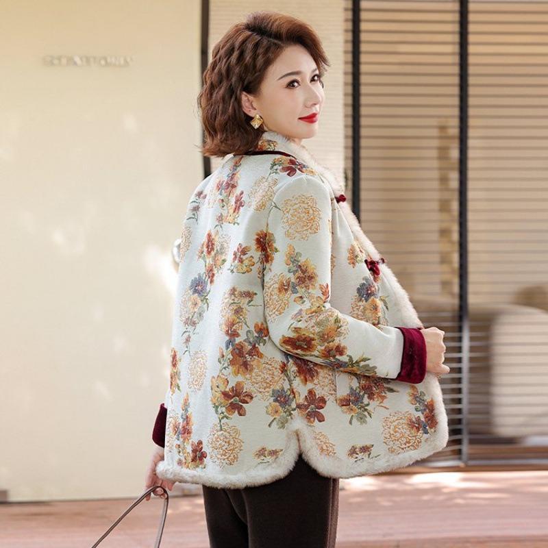 New padded jacket women's padded jacket padded jacket short warm and thickened winter retro women