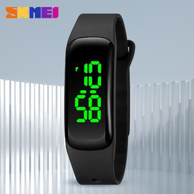Fashion Led Male and Female Students Electronic Watch Waterproof Thin Integrated Case with Bracelet Watch
