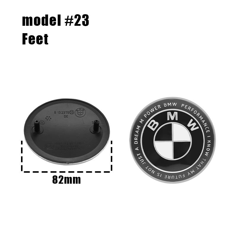 82/74MM Front Hood Emblem Trunk Rear Badge Logo For BMW E46 E90 F30 F10 F20 G20 E87 E60 E63 F01 F02 G14 E83 X5 Car Accessories
