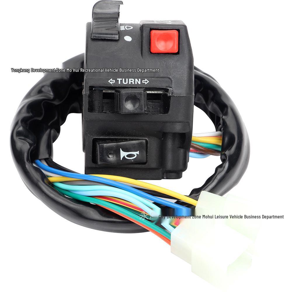 

Left-Hand 5-Function Switch for ATV/Motorcycle (110-250cc) Without Choke Hybrid Model