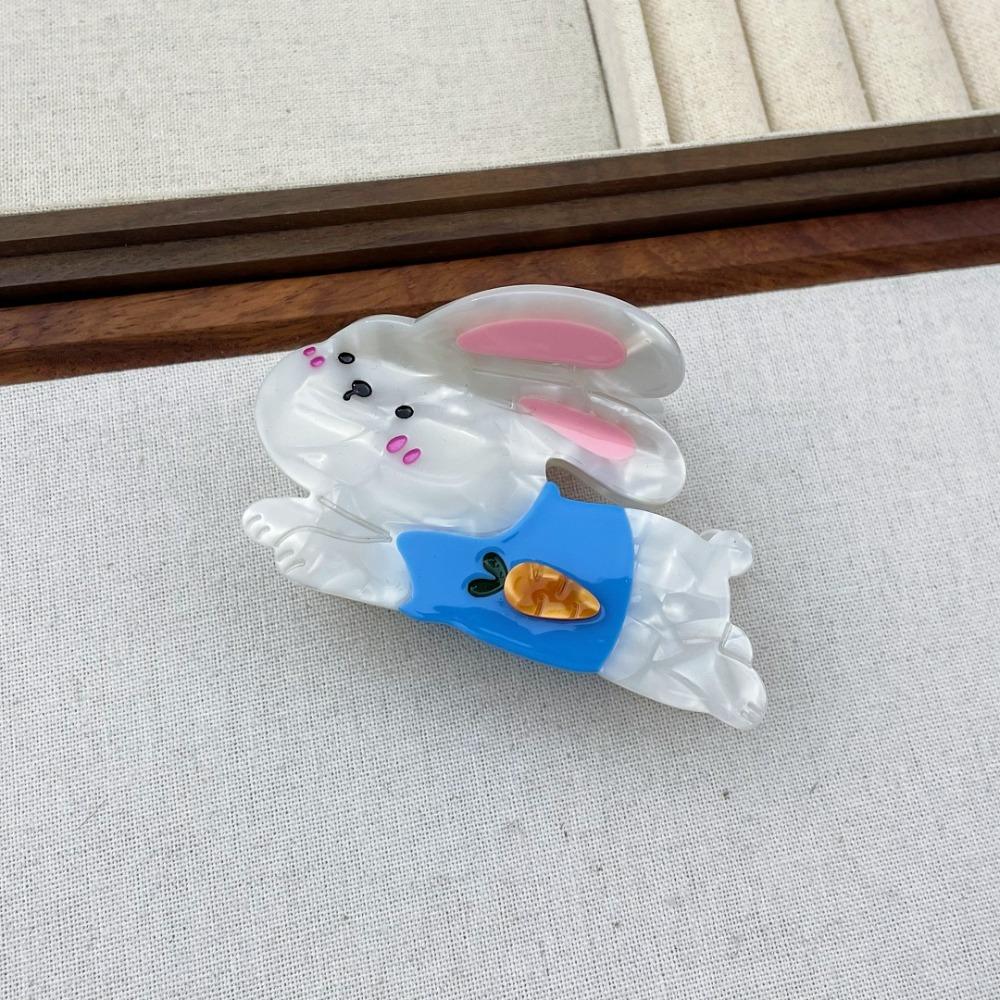 Headwear Cartoon Animal Hair Clip Puppy Geometry Shark Clip Funny Bear Acetate Hair Claw  Female