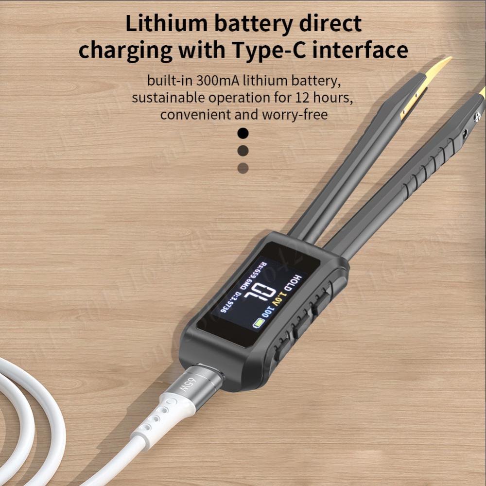 ZT-MD1 Digital Tweezers LCR Meter Tweezer LCR SMD ESR Mini Tester Resistance Capacitance Inductance Tester Measurement Tools