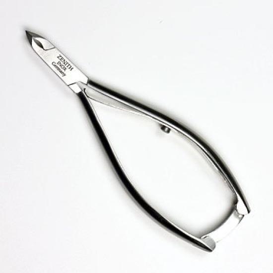 

German AXiON Stainless Steel Cuticle Premium Smoke Finish Nippers, #slg007618fba