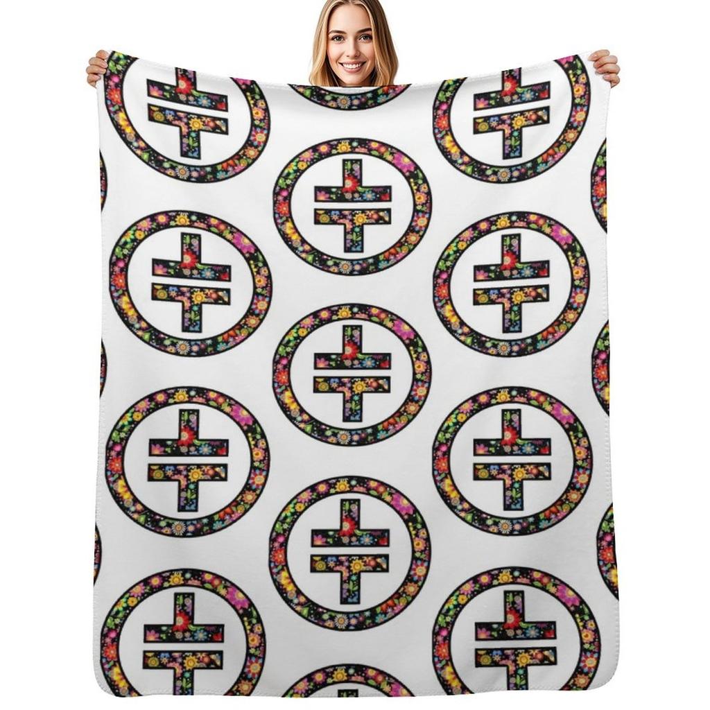 Take That Flower Symbol Throw Blanket Warm Throw Blanket Gift for Anniversary