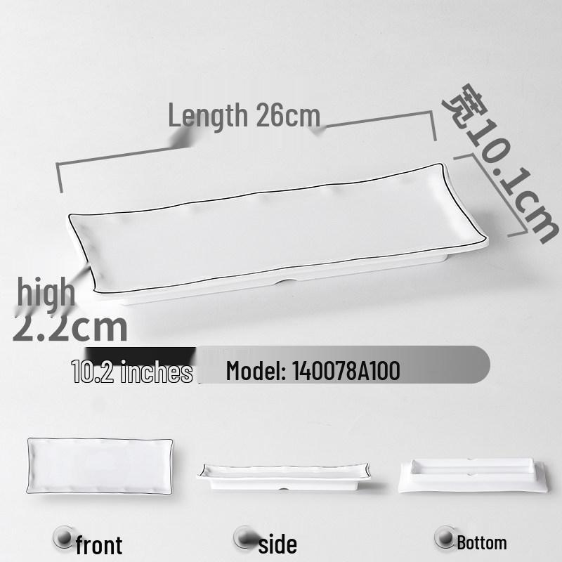 Xiangyuanmei Rectangular Melamine Sushi Dining Plate