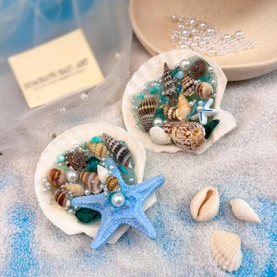 Starfish Conch Shell Refrigerator Magnet 3D Ocean Beach Fridge Magnet Home Kitchen Office Decoration Summer Birthday Gift