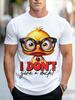 I Dont Give A Duck Letter 3d Printed Unisexs Tshirt Summer Crew Neck Short Sleeve Tees Funny Casual Streetwear Tops