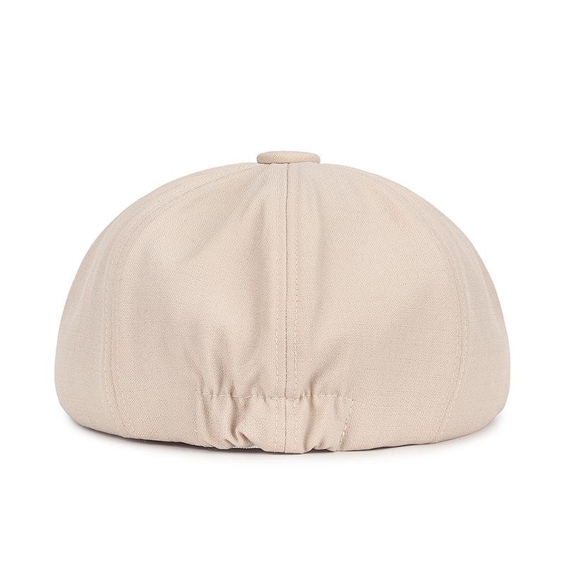 High Quality Classic Hat Unisex Vintage Tweed Flat Beret Street Hat Herringbone Newsboy Cap Casual Outdoor Striped Octagonal Hat