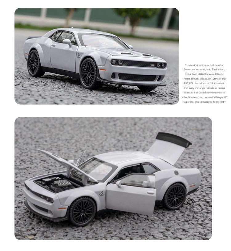 Muscle Car Hellcat Alloy Sports Car Model Collection – 1:32 Scale Ornamental Toy