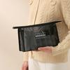 1pc Mesh Toiletry Bag, Makeup Bag, Portable Travel Storage Bag, Mesh Storage Bag, Perfect for Storing Cosmetics, Toiletries, Etc