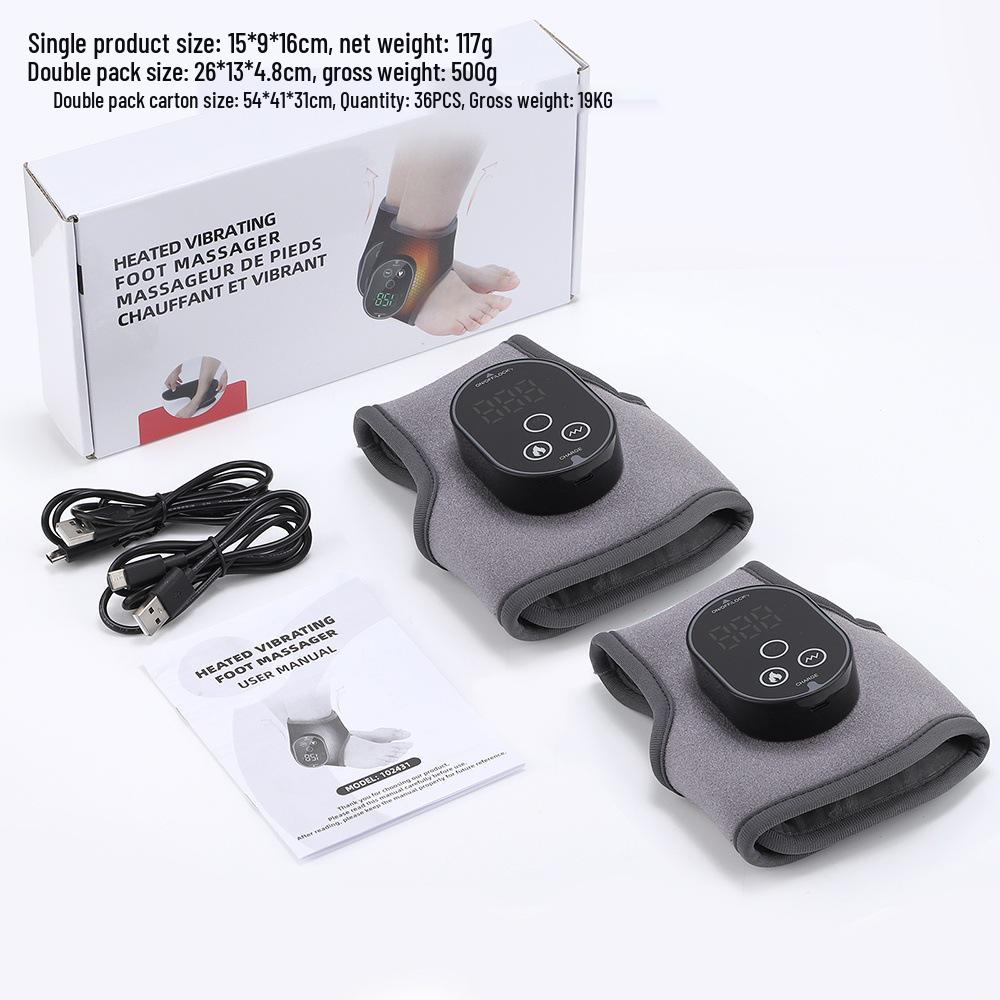Hot Compress Ankle Massager: Rechargeable Foot & Ankle Joint Relaxation Device