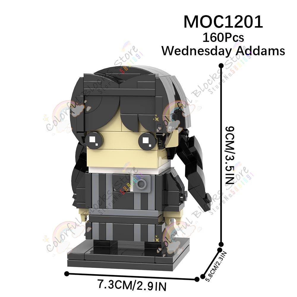 Horror Series Characters MOC Building Blocks Creative Movie Cartoon Mythic Action Figure Model DIY Assembly Bricks Toys For Kids
