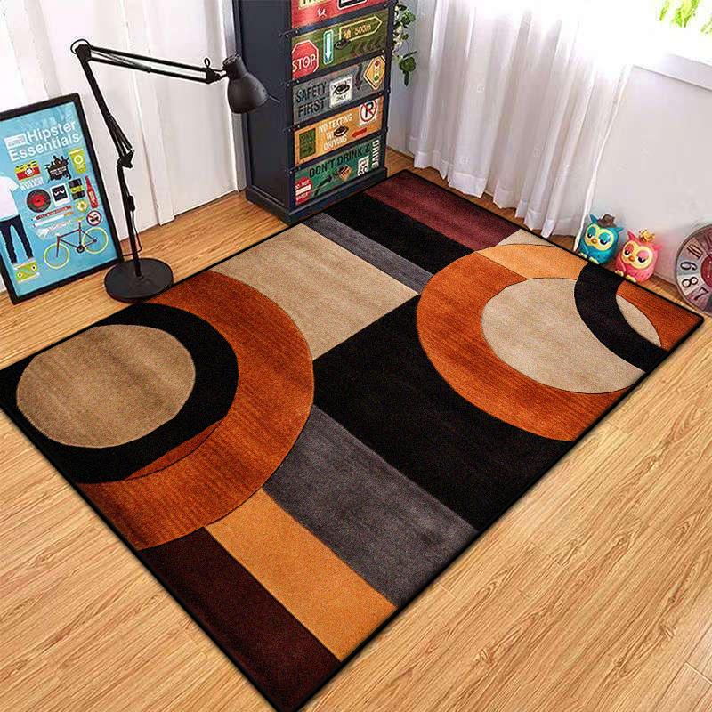 Abstract Style Carpet Living Room Modern Style Soft Fluffy Rugs for Bedroom Cloakroom Decoration Anti-skid Easy Clean Floor Mats