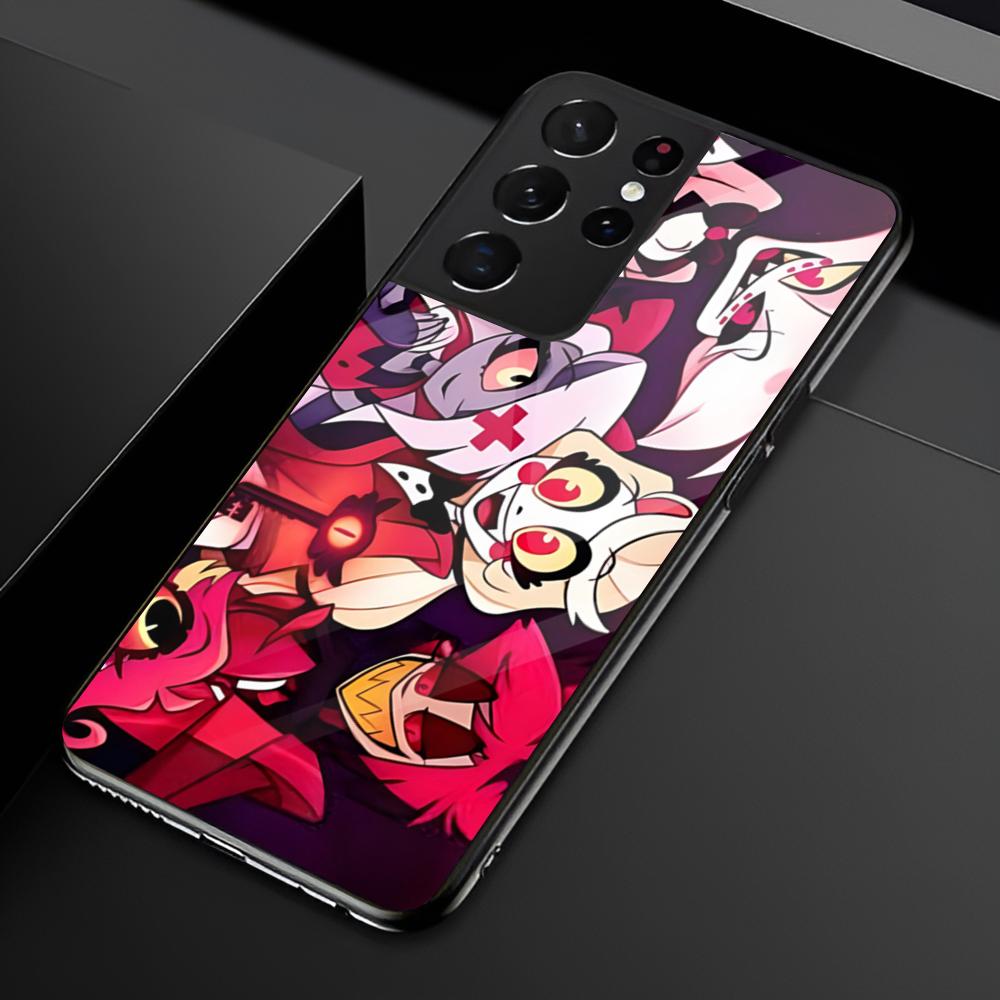 

Hazbin Hotels Alastor Phone Case For Samsung S25 S24 Ultra 23 Fe 22 Plus Galaxy A54 A55 A16 A13 A24 A15 A25 Glass Cover Samsung A15