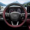 Leather Car Steering Wheel Cover For Civic 10th 11th Accord 11th 2008-2026 Auto Interior Honda Accord 11th Accessories