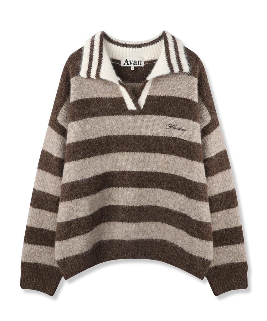 AVANDRESS Stripe Rugby Knit_3Colors