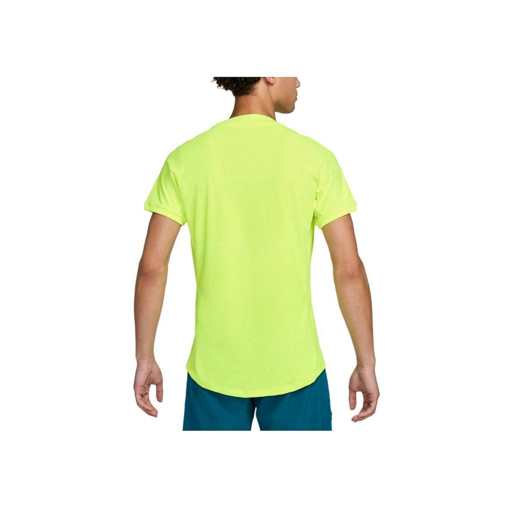 Nike ACG Dri-Fit Adv Kurzarm Tennis Top Mode Bequem Weich Pullover Herren Tops Fluoreszierend-Gelb FD5409-702