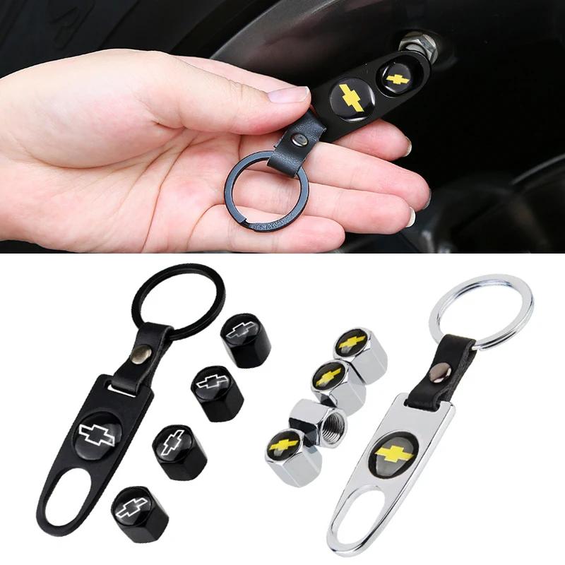 AABHM1 Metal Alloy Valve Caps Car Wheel Stem Tire Modification For Chevrolet Cruze Malibu Spark Orlando Aveo Captiva Optra Trax Lacetti