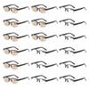 18PCS Anti Blue Light Reading Glasses for Men Women Fashion PC Lens Glasses Presbyopia Glasses Eyeglasses
