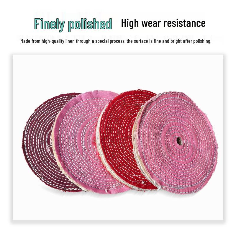 Durable Stainless Steel Hemp Cloth Grinding Wheel for Industrial Polishing