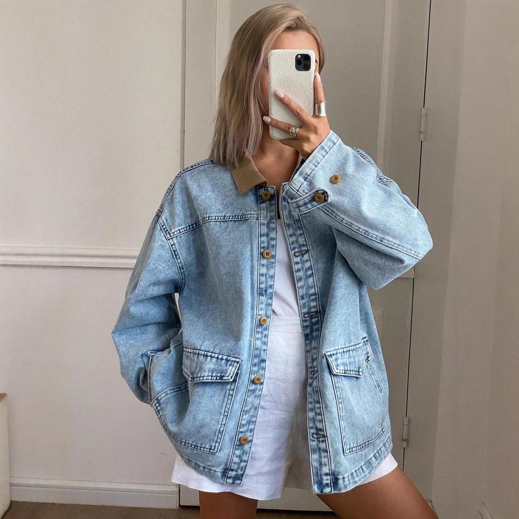 Versatile Women's Loose Denim Jacket - New Fashion Style