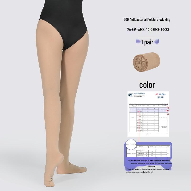 Adult Ballet Dance Practice Tights & Gymnastics Socks