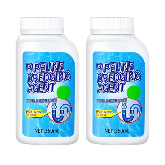 1/2Pcs 350g Pipeline Dredging Agent Efficiently Remove Clogs Easy Operation Multipurpose Pipe Cleaner