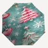 1pc Christmas Tree Snowflake Automatic Open/Close Umbrella Compact Folding Umbrella with 8-Rib Shaft for Women/Men, Elegant Birthday1141S