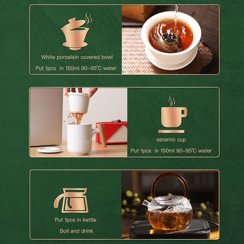 Dark Tea No.111 Green Mandarin Orange Ripened Pu-erh Tea 50g