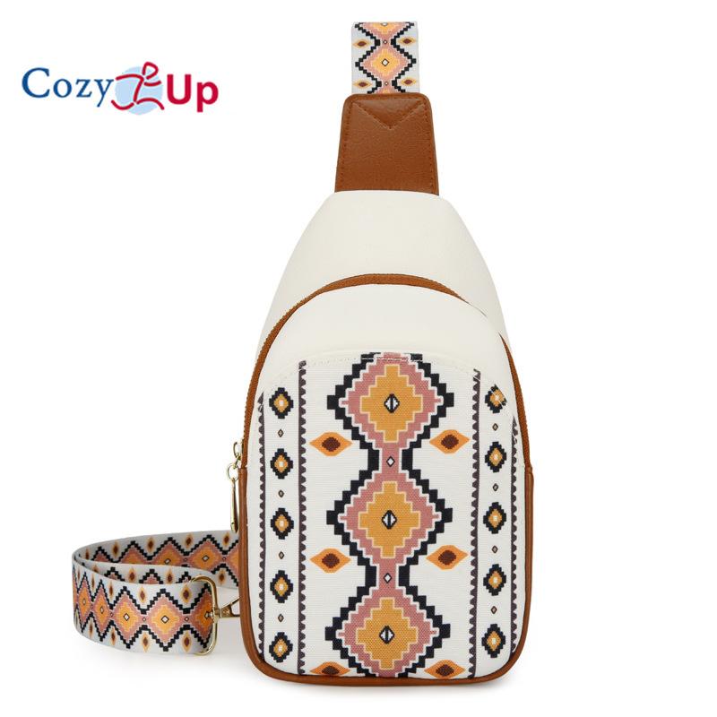 

Рюкзак в богемном этническом стиле, универсальная сумка-мессенджер с текстурой, квадратная сумка в клетку большой вместимости 26x15x6cm бежевый