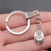 30mm Keychains Peach Heart Tags Wedding Jewelry Findings QY034
