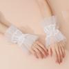 Detachable Lace Ruffled Wrist Comfortable Fake Sleeves Cuffs  Daily Accessory