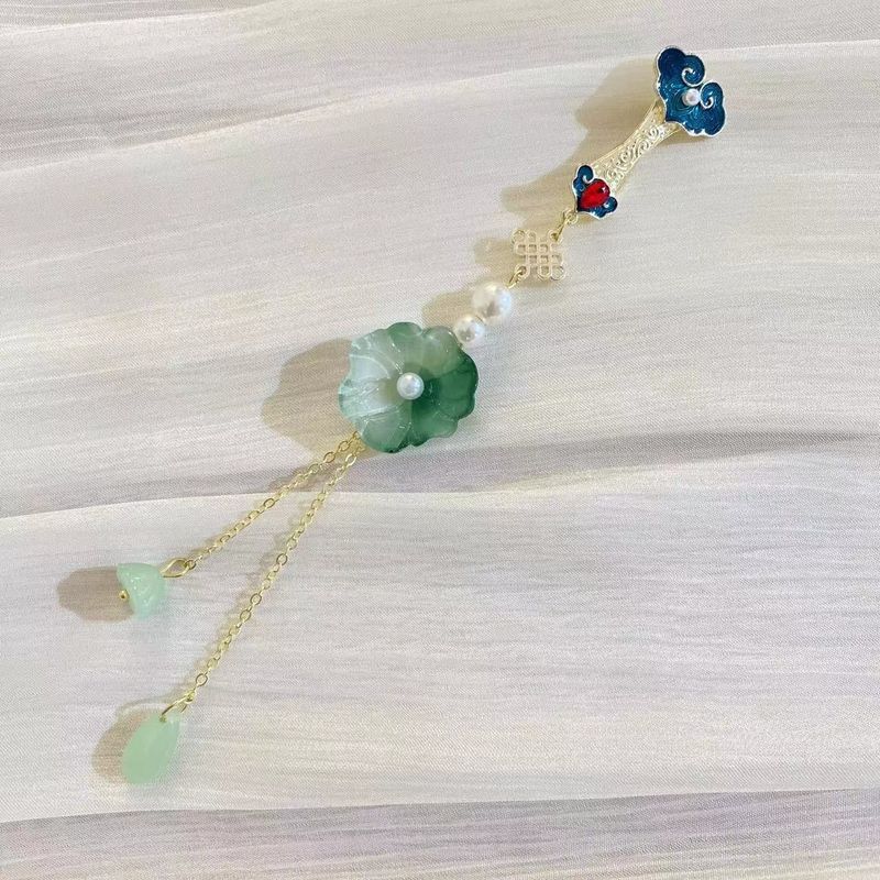 Chinese Fad Cheongsam Lappet Pendant New Chinese Original Retro Style Corsage Ornaments Han Dynasty Tassel Brooch Ornament Accessories