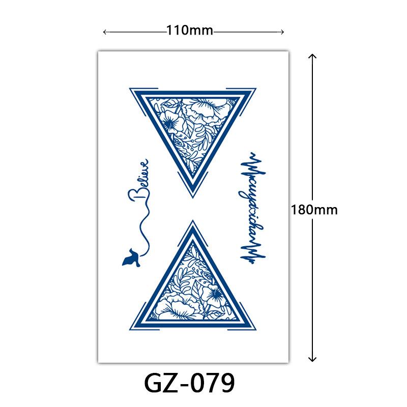 Herbal Juice Tattoo Stickers, Semi-Permanent Tattoo Stickers, Sweatproof, Lasting Tattoo Stickers