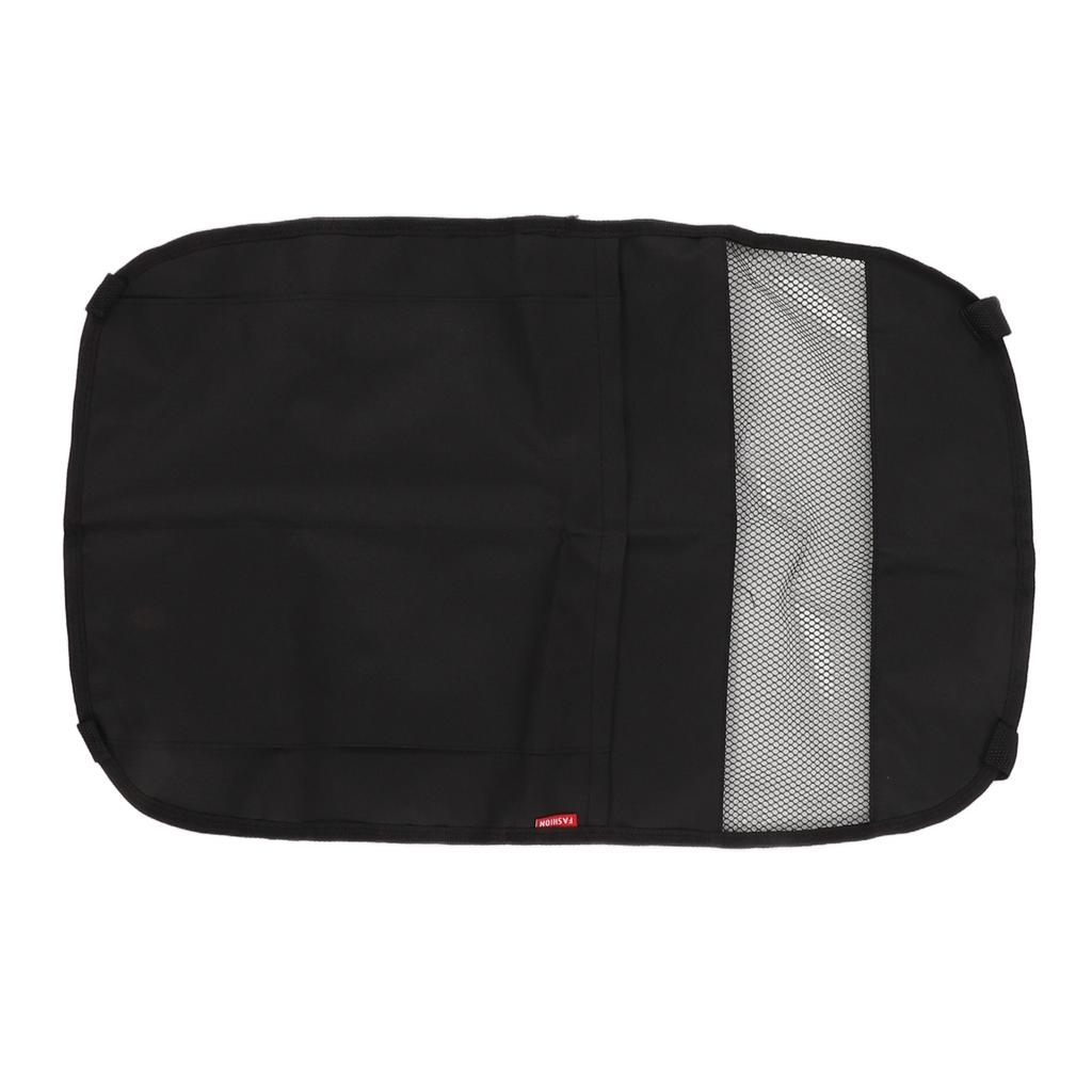 Car Net Pocket Oxford Cloth 59x39cm Black Universal Seat Back Mesh Organizer for Automobiles