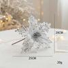 Christmas Poinsettia Flower 25cm Size Joyful Atmosphere Festive Occasions