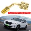AC Refrigerant Adapter SAE External Thread 1/4 R410A Refrigeration Charging Adapter 5/16 SAE Quick Coupler for Valve System Tool