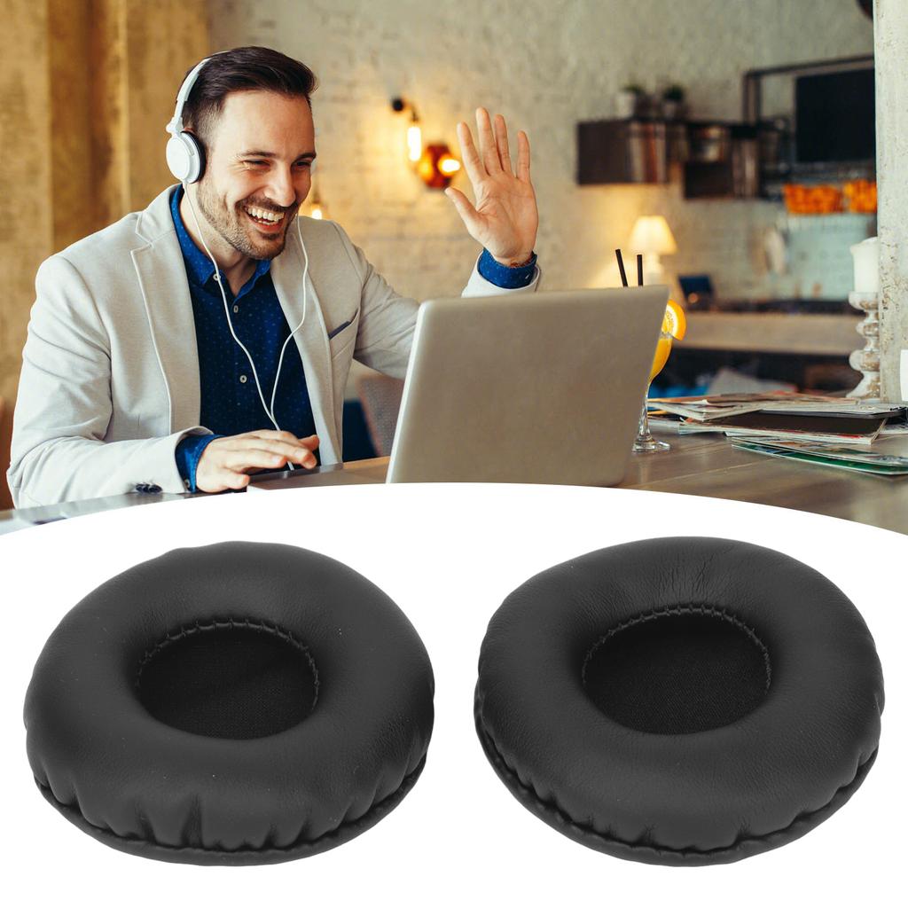 60mm Ear Pads, for 60mm HeadphonesCelsius2.4 Inch Replacement Ear Pads Improve Bass Protein Skin Soft Sponge