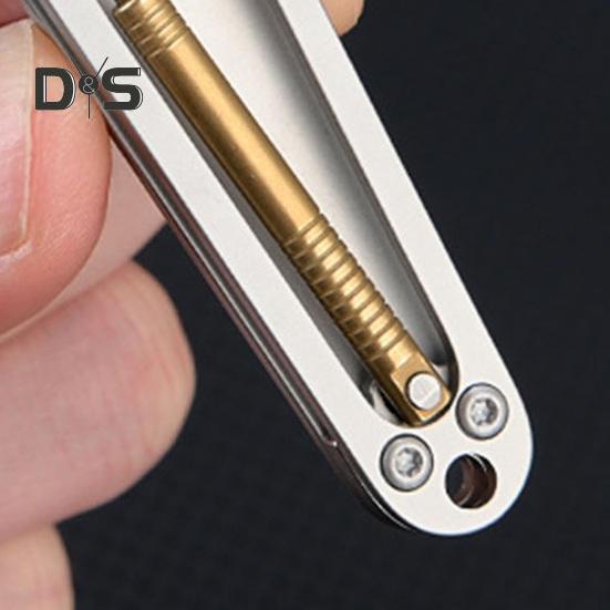 Stainless Steel Folding Cutter Heavy Duty Sharp Blade Pocket Size Cutter Packaging Mailing Box Opening Mini Portable Collapsible Cutting Tools