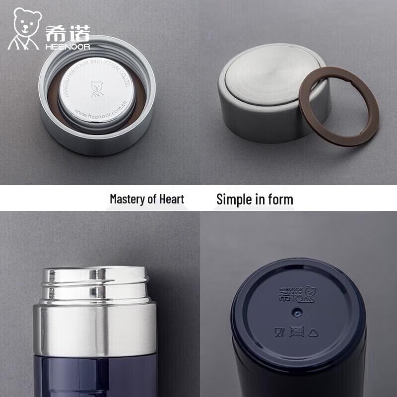 Xinuo 360ML Ceramic Vacuum Insulated Tea Mug