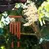 10-Tube Bamboo Wind Chime - Multi Tube Music Decor, Wooden Handicraft Garden Ornaments, Hanging Outdoor Bedroom Hall Study Room