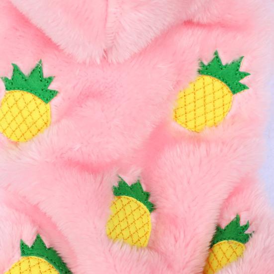 Hunde-Pyjama mit Kapuze, alle abgestimmten Flanell-Plüsch-Haustier-Outfits, Onesie, Mantelzubehör