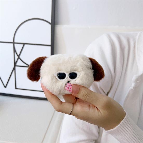 Plush Rabbit Dog Earbud Case for AirPods 1/2/3/4 for AirPods Pro 1/2/3 Bluetooth-compatible Wireless Earphone Charging Case Cover Headphone Protective