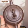 200ml Yixing Purple Clay Teapots Handmade Two-loop Exquisite Pot Raw Ore Black Star Mud Kettle Chinese Zisha Tea Set Cha Gifts