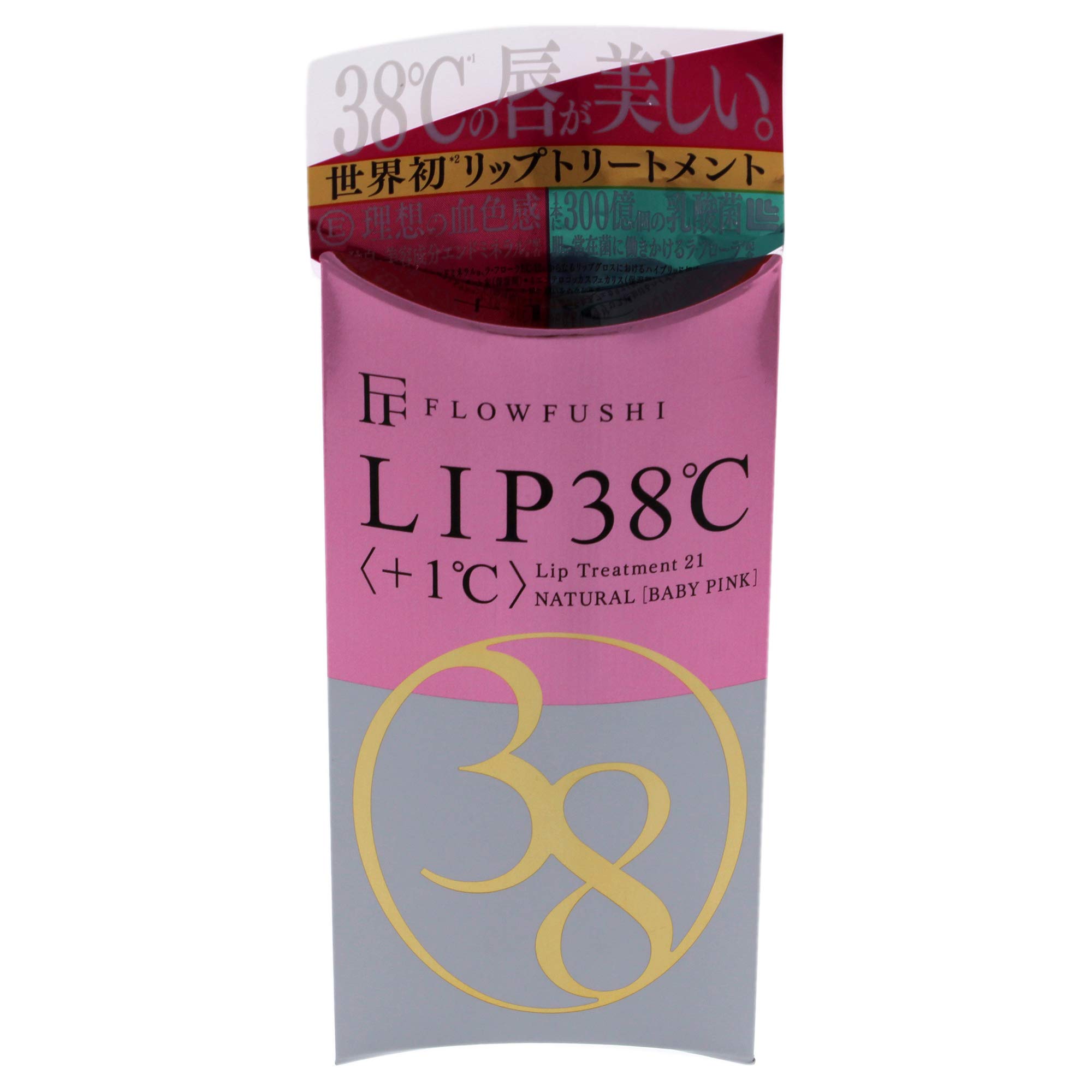 FlowFushi LIP38℃ Lip Treatment +1℃ #Baby Pink 6.5ml [FlowFushi]