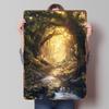 Fantasy Magical Forest Art Poster Customized Wall Art Vintage Metal Signs Retro Tin Plaque for Man Cave Home Decorations Decor