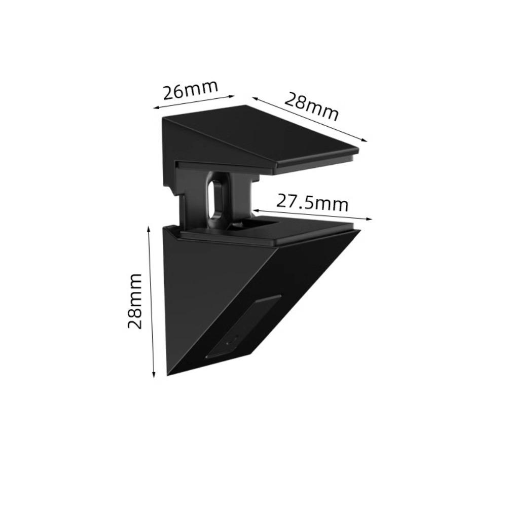 Zinc Alloy Shower Brackets Holder Adjustable Glass Clamp Glass Shelf Brackets Home Hardware 2