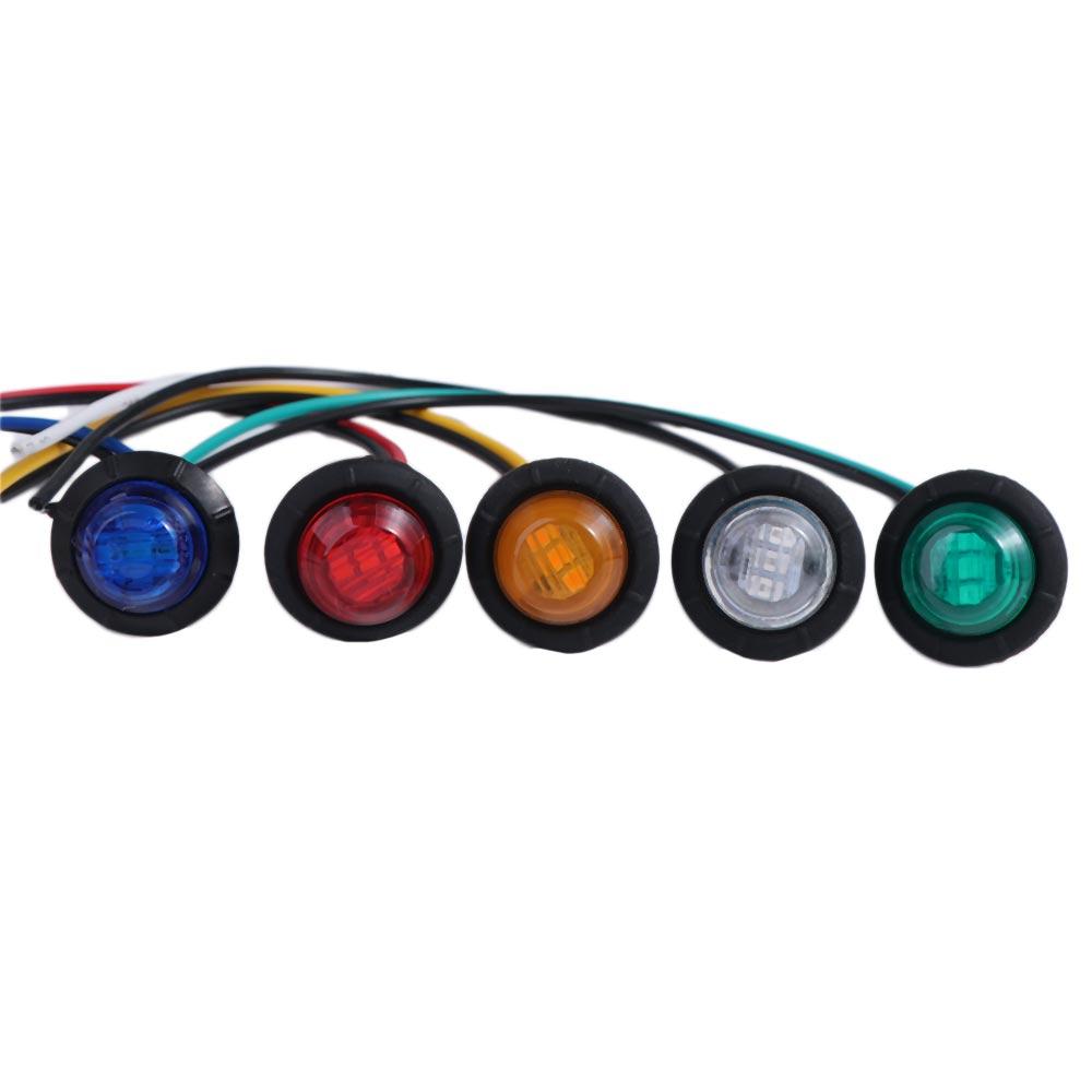 LED Indicators Truck Accesorios LED Side Marker Light Auto Light Turn Signal Lamp Tail Brake Lamp